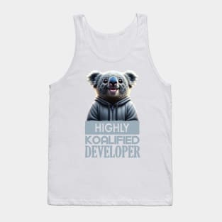 Just a Highly Koalified Developer Koala 2 Tank Top